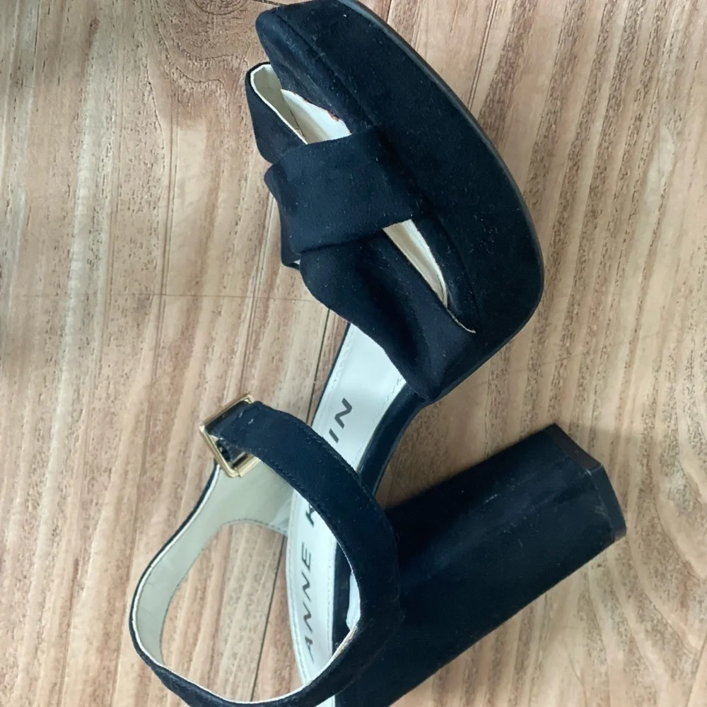 Anne Klein High Top Flats with Straps